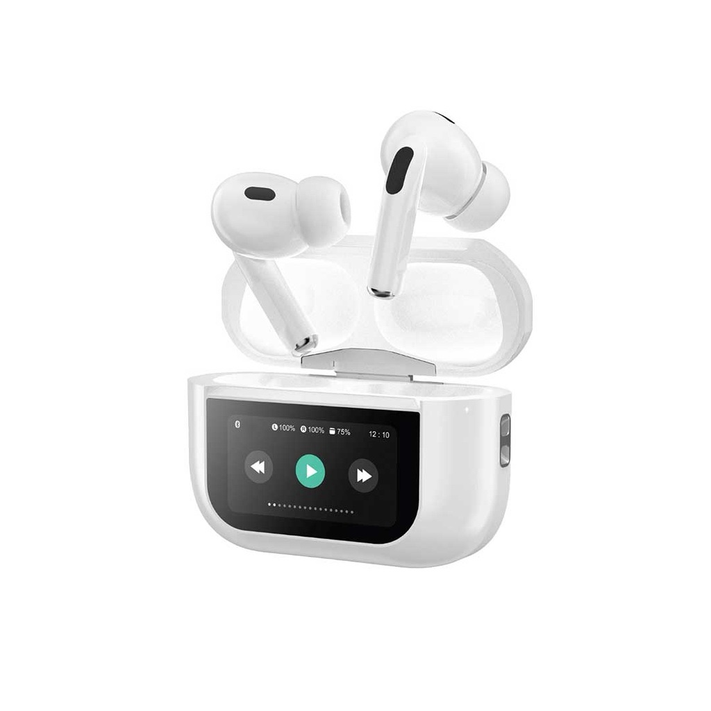 Green Lion Touch Tone ANC Earbuds - White