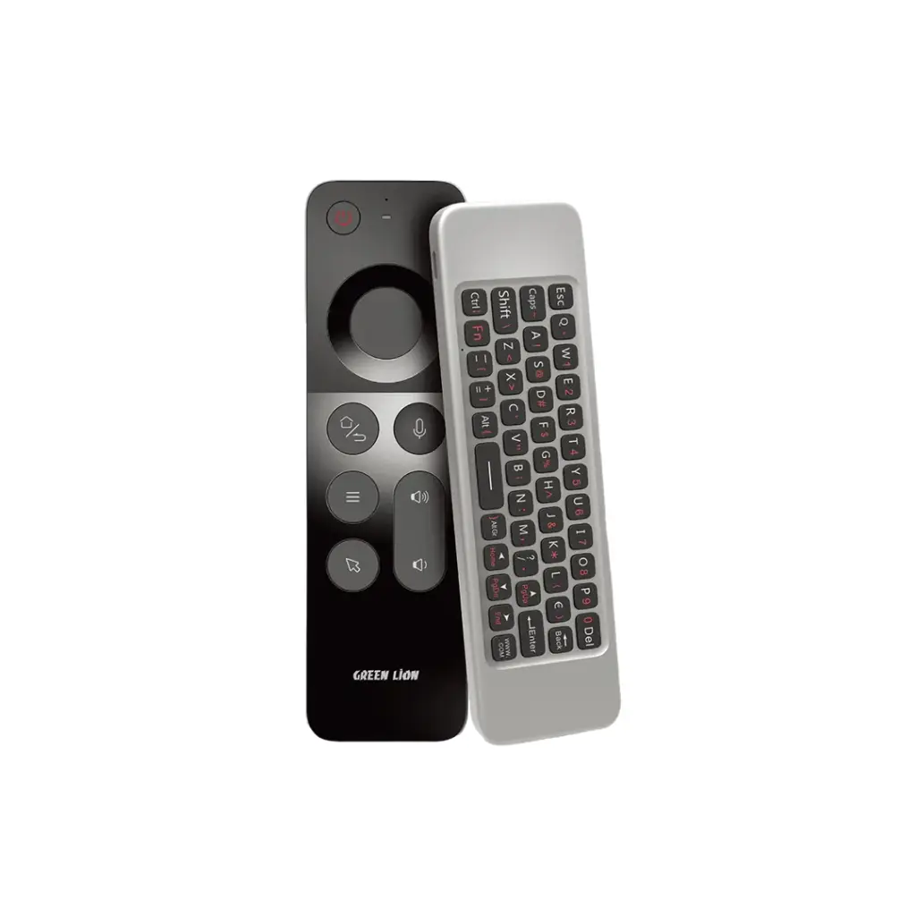 Green Lion 4 in 1 Wireless Remote With Keyboard Black