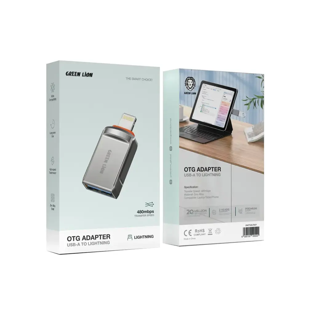 Specification Transfer Speed: 480Mbps Material: Zinc Alloy Compatible: Laptop/Tablet/Phone SKU: GNOTGACTAGY | GNOTGALTAGY EAN: 6935100190037 | 6935100190020 Features Wide Compatibility Long Term Use High Speed Transmission Zinc Alloy Shell