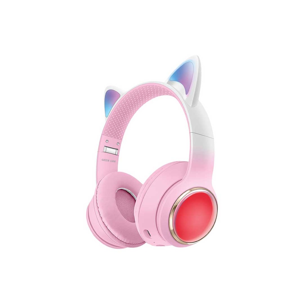 Green Lion GL-400 Kids Wireless Head Phone - Pink