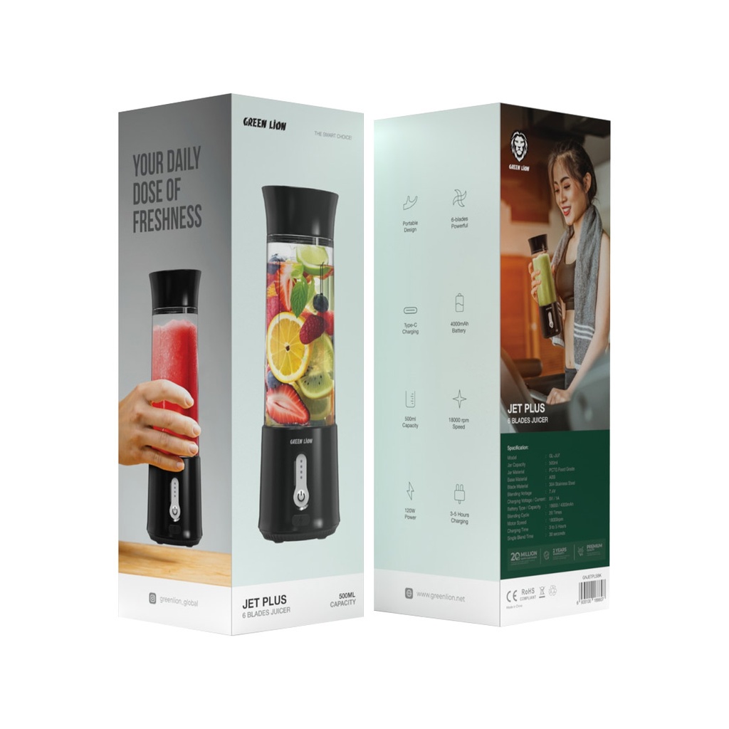 Green Lion Jet Plus Six Blades Juicer