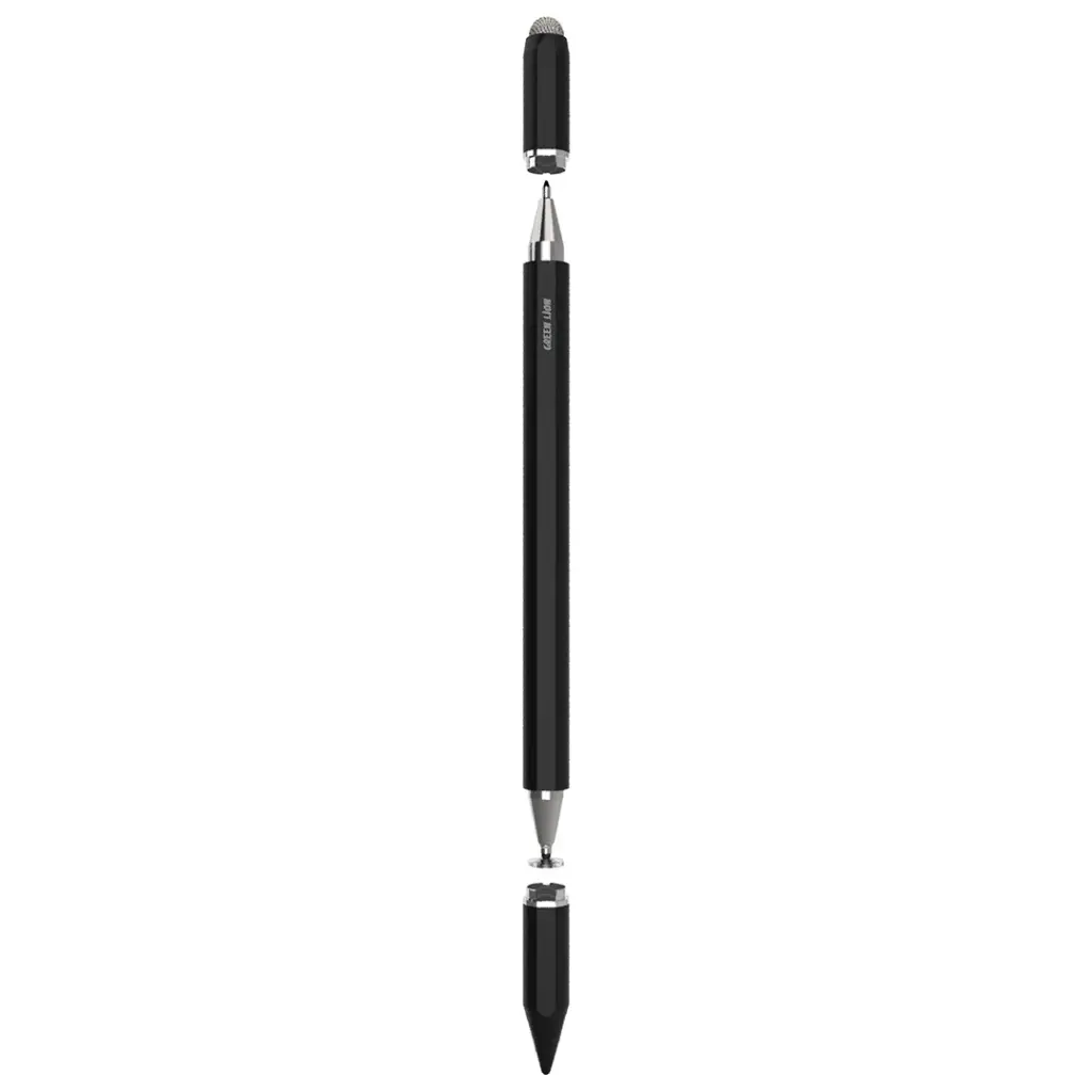 Green Lion 3-In-1 Stylus Pen - Black