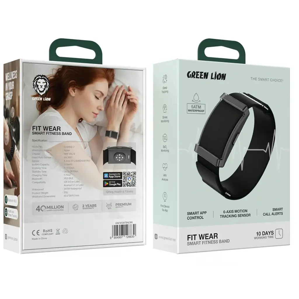 Green Lion Fit Wear Smart Fitness Band