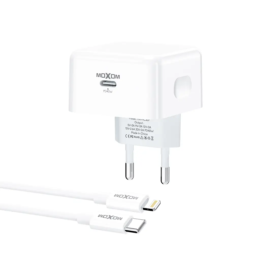 Moxom PD40W Single Type-C port output fast charge