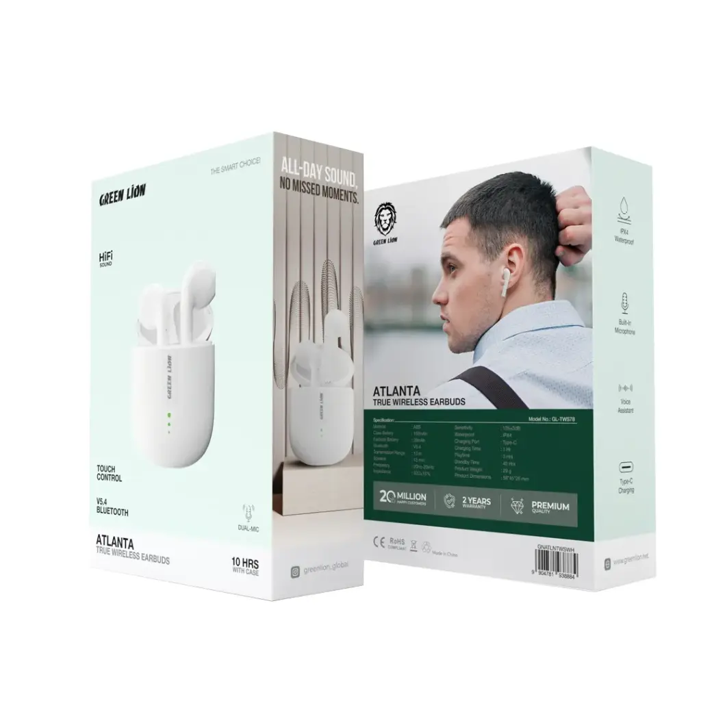 Green Lion Atlanta True Wireless Earbuds