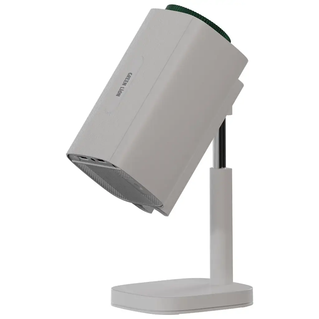 Green Lion Nova 2 Portable Projector with 4K Support - White